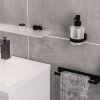 UK Bathrooms Essentials Vajont Soap Dispenser in Matt Black