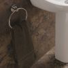 UK Bathrooms Essentials Lassa Towel Ring in Chrome