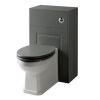 Astrala Ravello 500mm WC Unit with Back to Wall Toilet and Soft Close Seat in Matt Grey