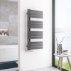 UK Bathrooms Essentials Orta Towel Radiator in Matt Anthracite