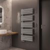 UK Bathrooms Essentials Orta Towel Radiator in Matt Grey