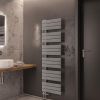 UK Bathrooms Essentials Orta Towel Radiator in Matt Grey