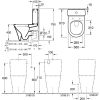 Villeroy & Boch O.Novo Compact Fully BTW Close Coupled WC Bundle