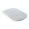 Geberit Smyle Square Replacement Soft Close Toilet Seat in White - 500.233.01.1