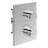 Villeroy and Boch Universal 3 Way Concealed Thermostatic Valve with Vi-Box in Chrome
