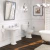 Astrala Ravello Close Coupled WC with Cistern and Toilet Seat in White
