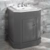 Burland Bath Co. Vista 700mm Vanity Unit and Basin in Charcoal Grey