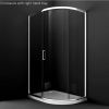 Merlyn Series 8 Single Door Offset Quadrant Shower Enclosure 