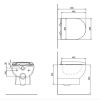 Britton Compact Wall Hung Toilet - CM0005