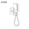 AXOR Starck Porter Unit, with Baton Hand Shower - 12626000