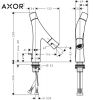 AXOR Starck Organic 80 Basin Mixer Tap - 12010000