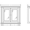 Imperial Thurlestone 2 Door Mirror Cabinet