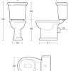 Imperial Bergier Close Coupled Toilet - BE1WC01030