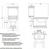 Imperial Radcliffe Close Coupled Toilet - RD1WC01030