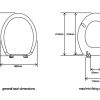 Roper Rhodes Juno Soft Close Toilet Seat - 8703WSC