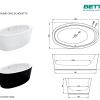 Bette Home Oval Silhouette Super Steel Bath - 8994-000CFXXK