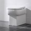 UK Bathrooms Essentials Orchid Back To Wall Toilet