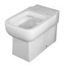 UK Bathrooms Essentials Orchid Back To Wall Toilet