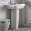 UK Bathrooms Essentials Fuchsia Bathroom Basin