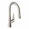 Hansgrohe Talis S 200 Kitchen Mixer Tap, with Pull-out Spray