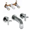 Axor Concealed Basic Set for 3-hole Wall Mixer - 10303180
