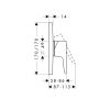 Axor Citterio M Single Outlet Shower Mixer - 34625000