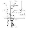 AXOR Citterio E 125 Basin Mixer Tap - 36111000