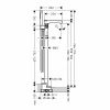 AXOR Citterio E Floorstanding Bath Shower Mixer Tap - 36416000
