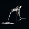 AXOR Starck V 140 Basin Mixer Tap with Glass Spout - 12112000