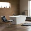 Clearwater Palermo Petite Natural Stone Freestanding Bath - N4CCS