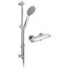 Vado Celsius Thermostatic 4 Function Shower Kit with Wall Brackets - CEL-1701-3/4-11-C/P