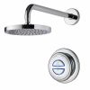 Aqualisa Quartz Smart Concealed Shower with Wall Mounted Fixed Head