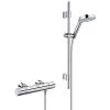 Grohe Grohtherm 3000 Thermostatic Shower Mixer with Rainshower Cosmopolitan Shower Set - 34275000
