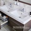 Abacus Simple Double Bathroom Basin 130cm - VBSW-35-3013