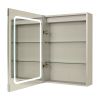 Abacus D-Style Single Door Mirror Cabinet - FNMC-01-3105