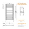 Abacus Micro Linea S Stainless Steel Towel Rail