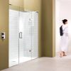 Matki EauZone Plus Hinged Shower Door with Inline Panel for Recess