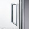 Matki EauZone Plus Hinged Shower Door with Inline Panel for Recess