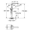 Grohe Lineare Floorstanding Bath Mixer Tap with Shower Handset - 23792001