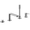 Grohe Lineare 4-hole Bath Mixer Tap with Shower Handset - 19577001