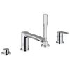 Grohe Eurostyle 4 Hole Single Lever Bath Mixer Tap with Shower Handset - 23048003