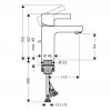 Hansgrohe Metris S 100 Basin Mixer Tap - 31060000