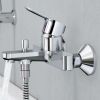 Grohe BauEdge Wall Mounted Bath Shower Mixer Tap - 23334000