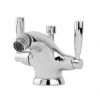 Perrin & Rowe Contemporary Monobloc Bidet Mixer Tap with Pop-up Waste