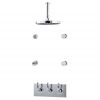 Perrin & Rowe Contemporary Shower Set Eleven, with Body Jets - CSSG