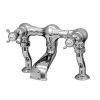 Perrin and Rowe Traditional Bath Filler Tap With Pillar Unions