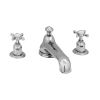 Perrin & Rowe Traditional Three Hole Bath Set with Low Profile Spout - 3735CP