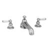 Perrin & Rowe Traditional Three Hole Bath Set with Low Profile Spout - 3735CP