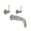 Perrin & Rowe Traditional Three Hole Wall Mounted Bath Filler