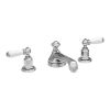 Perrin & Rowe Traditional Three Hole Basin Set with Low Profile Spout - 3706CP